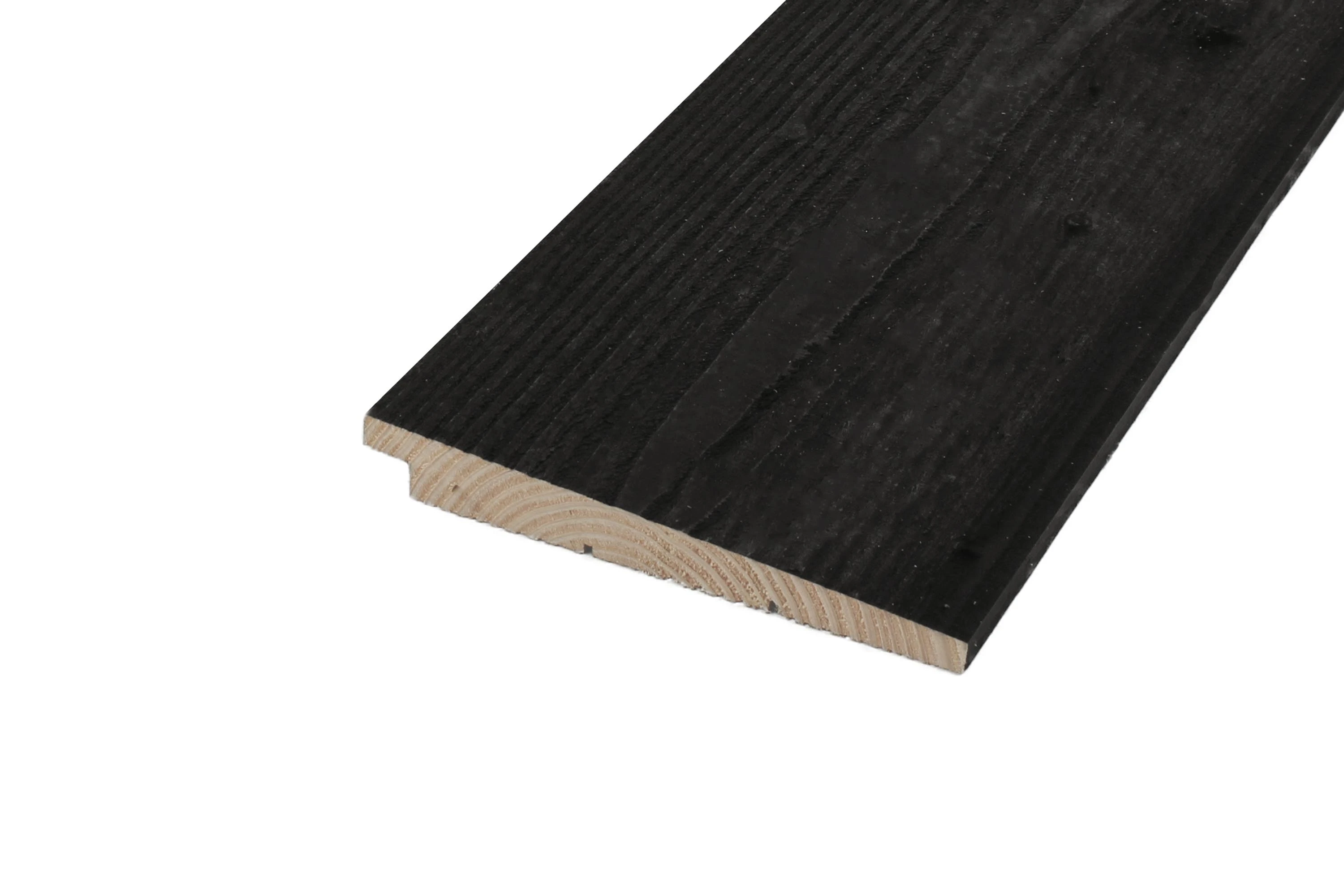 Douglas Zweeds Rabat 2.7 x 19.5 cm (27 x 195 mm) Zwart Geïmpregneerd - Lengte 300 cm - Afbeelding 2